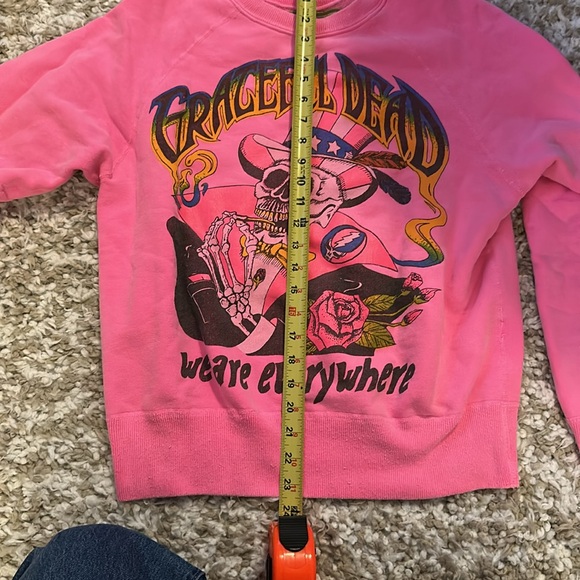 RARE MadeWorn neon pink Grateful Dead Crewneck - Picture 10 of 12